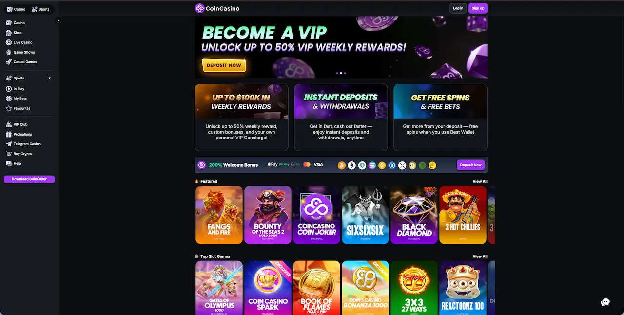 coincasino online