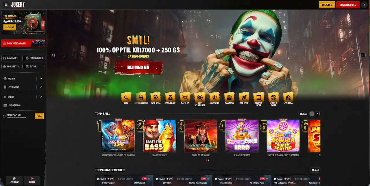 Jokery casino norge