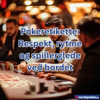 Pokeretikette - Respekt, rytme og spillerglede ved bordet