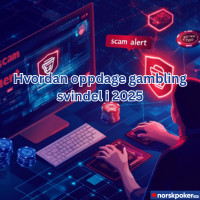 Slik oppdager du gambling svindel på nett i 2025