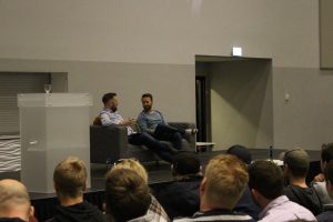 Kjetil Flåten och Daniel Negreanu