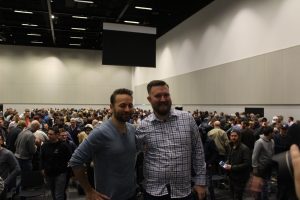 Kjetil Flåten och Daniel Negreanu