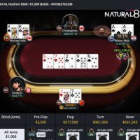 Monster pott på nesten $ 1 million hos up and coming Natural8