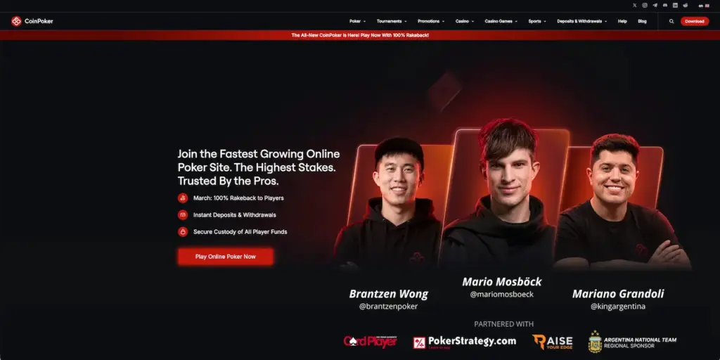 coinpoker plattform