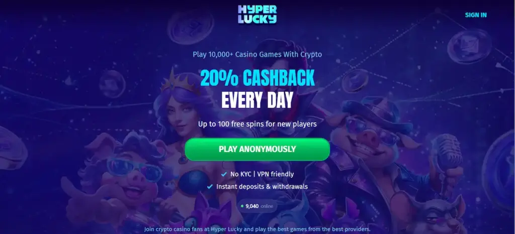 Hyper lucky casino